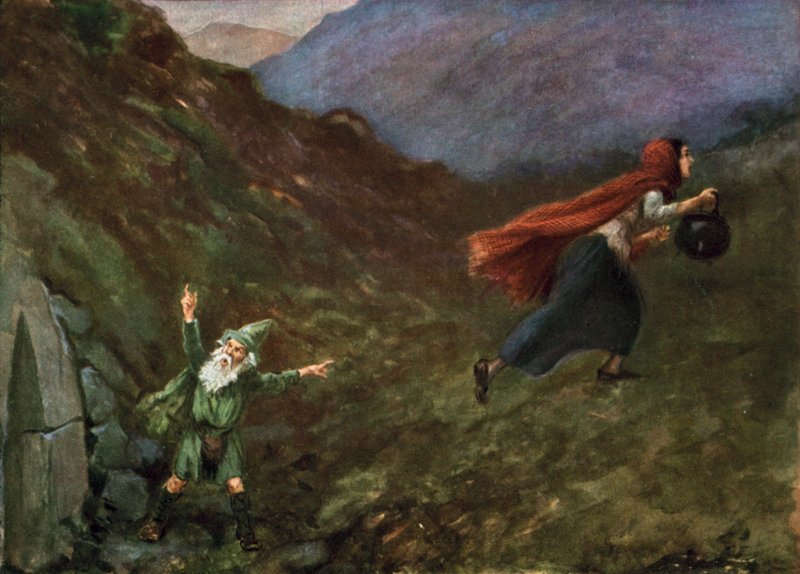 Illustration for The Tale of the Cauldron  by Gordon Frederick after Browne