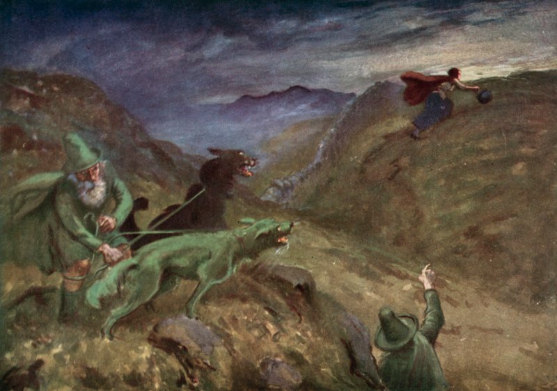 Illustration for The Tale of the Cauldron  by Gordon Frederick after Browne
