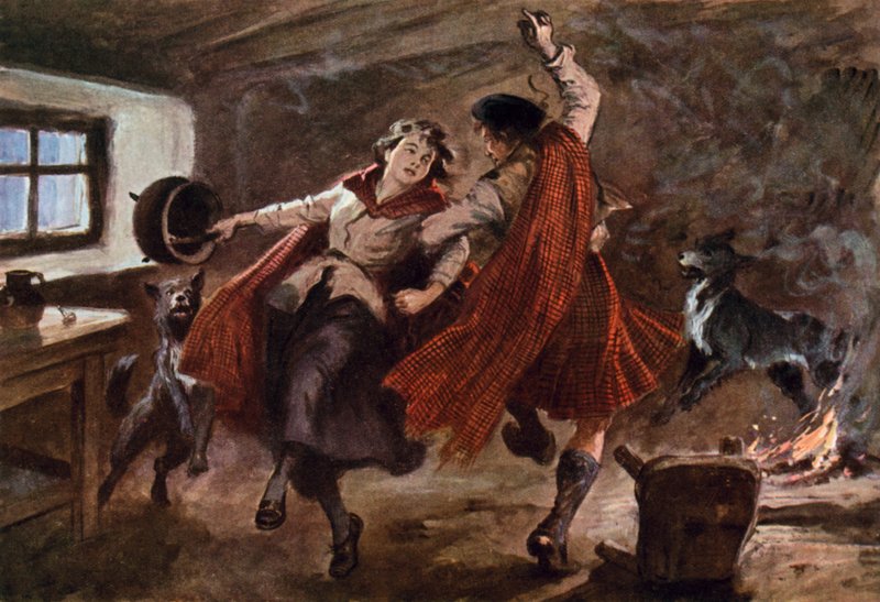 Illustration for The Tale of the Cauldron  by Gordon Frederick after Browne