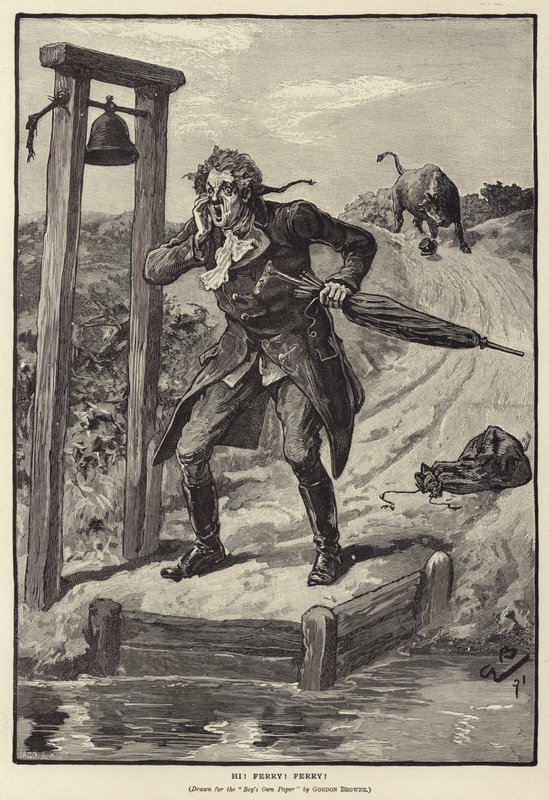 Merhaba! Feribot! Feribot! (oymak) by Gordon Frederick (after) Browne