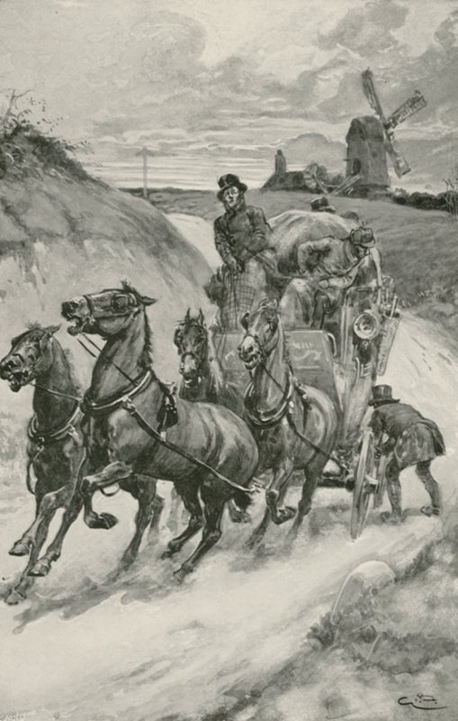 Eski Zamanlarda Bir Sahne Antrenörü by Gordon Frederick Browne