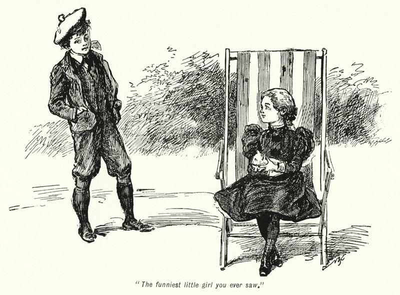E Nesbit (lito) tarafından Hazine Arayanların Hikayesi için İllüstrasyon by Gordon Frederick Browne