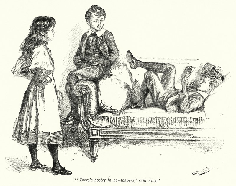 E Nesbit (lito) tarafından Hazine Arayanların Hikayesi için İllüstrasyon by Gordon Frederick Browne