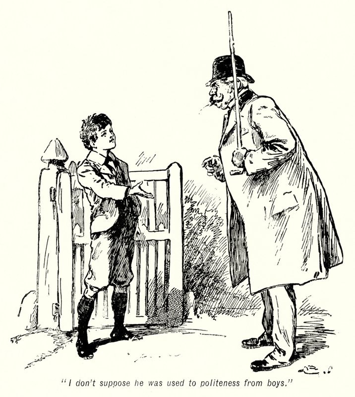 E Nesbit (lito) tarafından Hazine Arayanların Hikayesi için İllüstrasyon by Gordon Frederick Browne