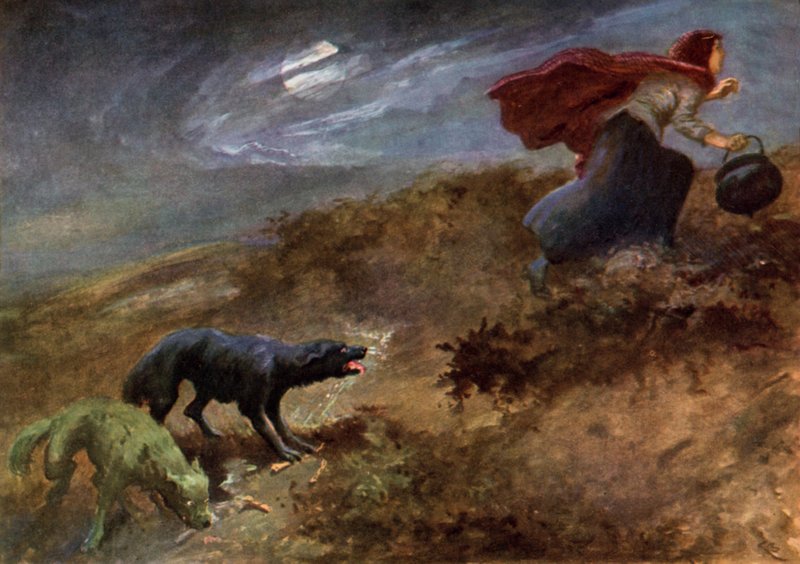 Kazanın Öyküsü için İllüstrasyon by Gordon Frederick Browne