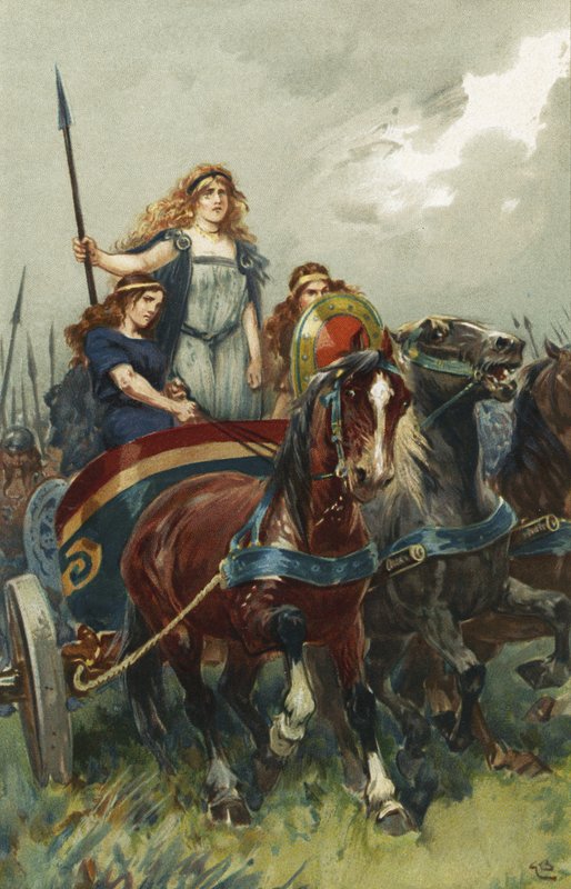 Kraliçe Boadicea by Gordon Frederick Browne