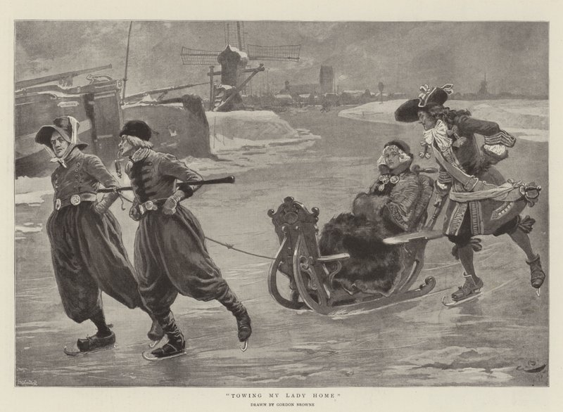 Leydimin Evini Çekmek by Gordon Frederick Browne