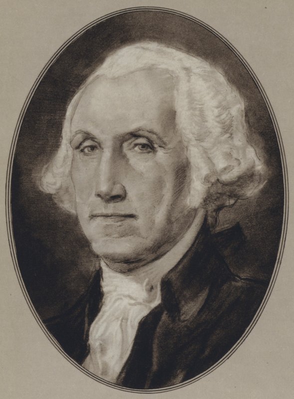 Amerikalı Devlet Adamlarının Portreleri: George Washington (taş) by Gordon Ross