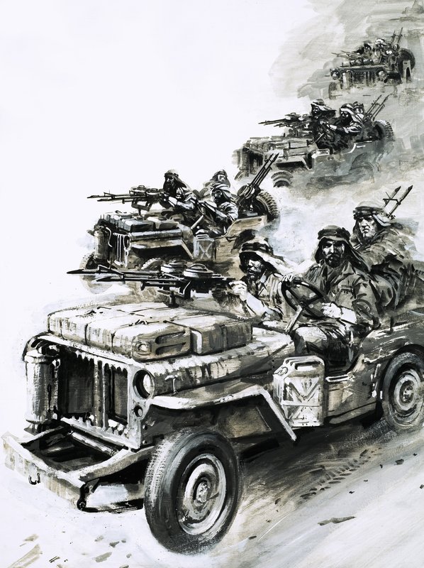 David Stirling, Kuzey Afrika