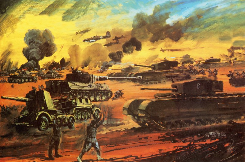 El Alameyn Savaşı by Graham Coton