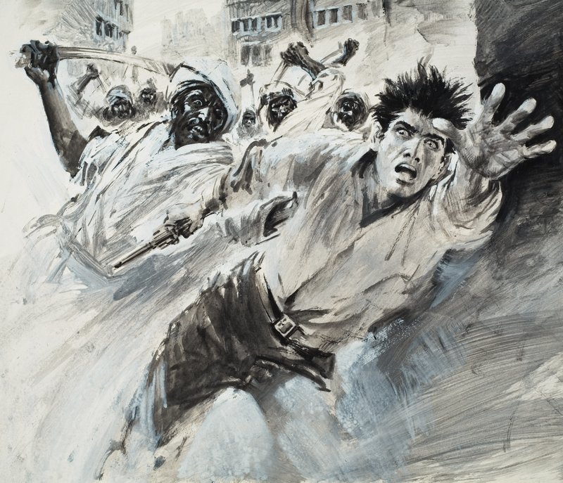 William Robinson, Amerikalı Bir Gezgin (kağıt üzerine guaj) by Graham Coton