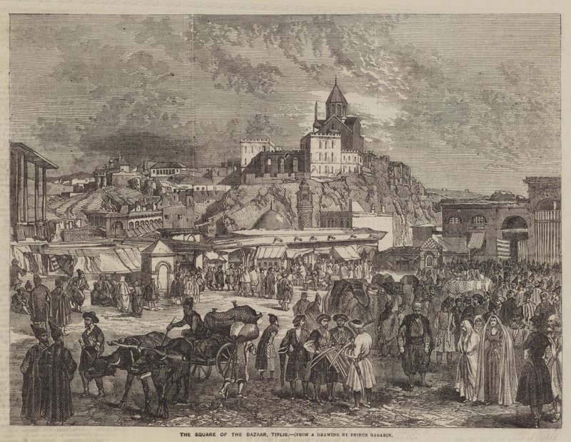 Çarşı Meydanı, Tiflis by Grigori Grigorevich Gagarin