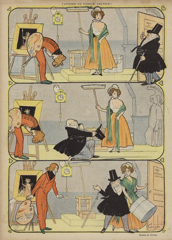 Le Rire için İllüstrasyon by Guillaume Le Barrois dOrgeval
