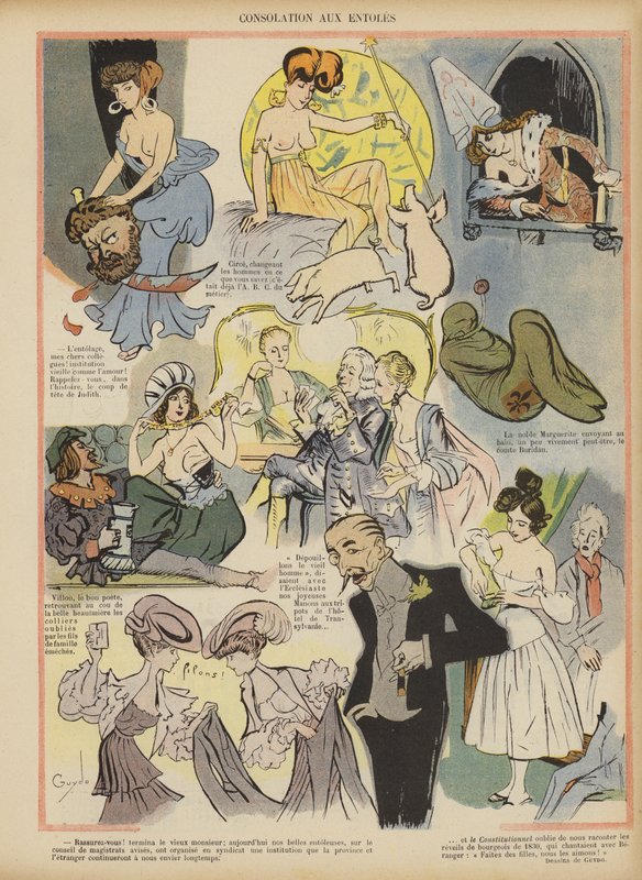 Le Rire için İllüstrasyon by Guillaume Le Barrois dOrgeval