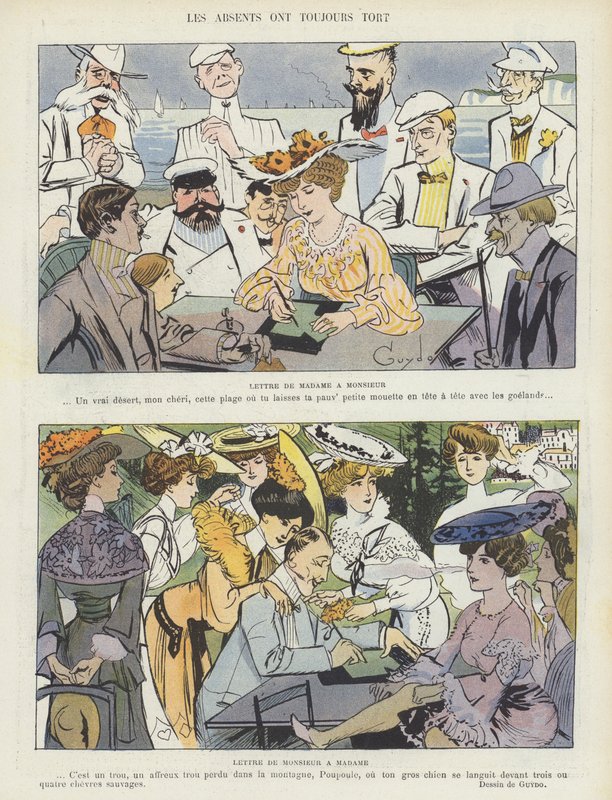 Le Rire için İllüstrasyon by Guillaume Le Barrois dOrgeval