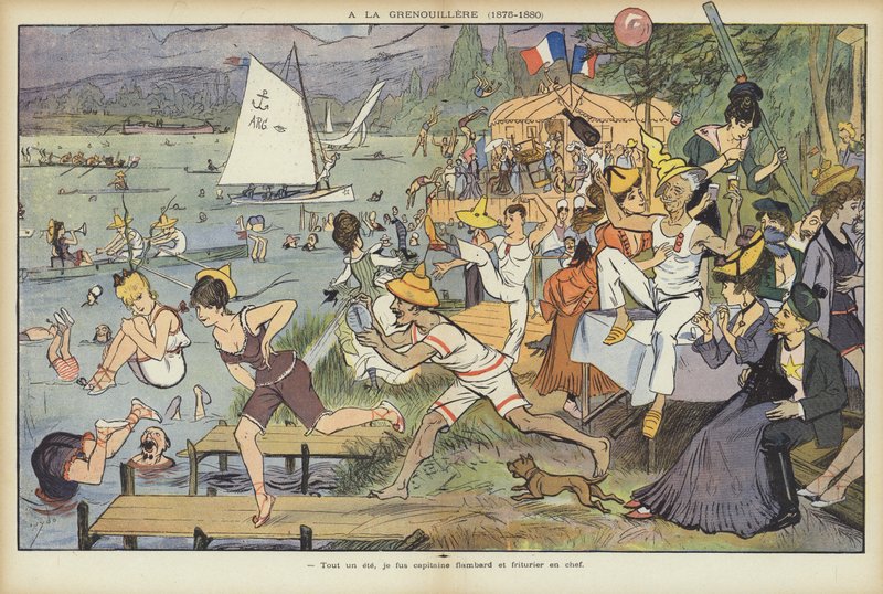 Le Rire için İllüstrasyon by Guillaume Le Barrois dOrgeval