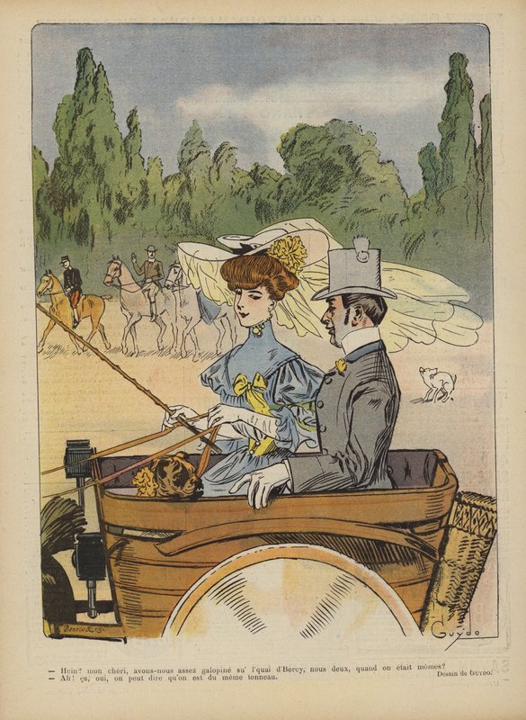 Le Rire için İllüstrasyon by Guillaume Le Barrois dOrgeval
