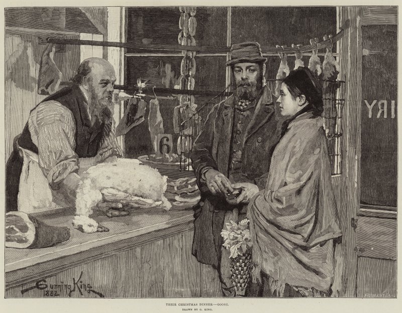 Onların Noel Yemeği, Kaz by Gunning King