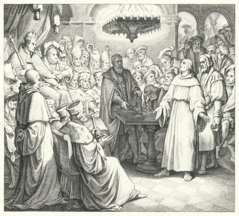 Martin Luther, Solucan Diyetinde İmparator V. Charles