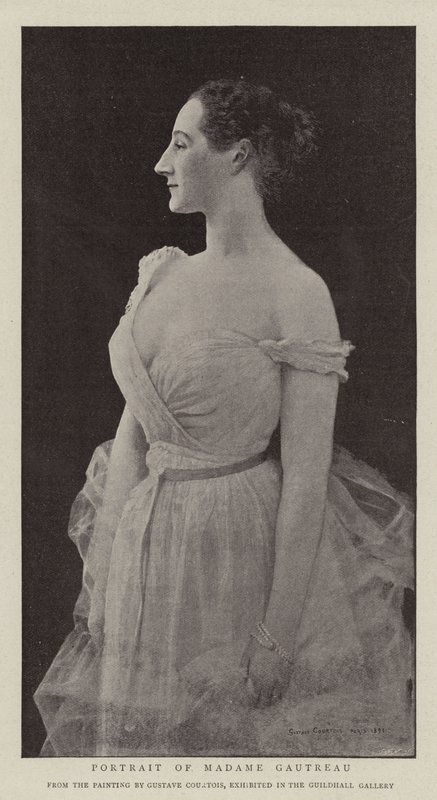 ಮೇಡಮ್ ಗೌಟ್ರೊ ಟರ್ಕಿಯ ಭಾವಚಿತ್ರ by Gustave Claude Etienne Courtois