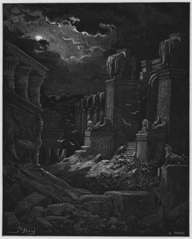 Gustave Dore İncil: Babil düşmüş by Gustave Dore