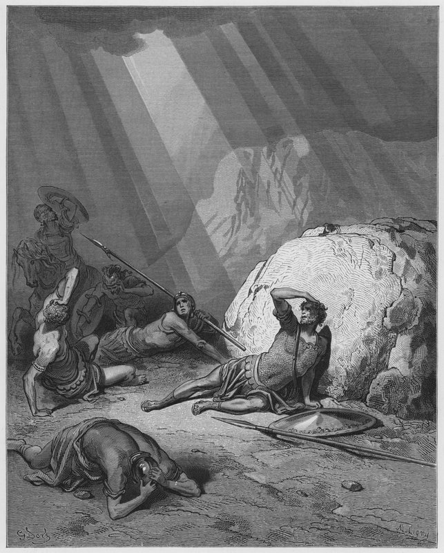 Gustave Dore Bible: Conversion of S Paul  by Gustave Dore