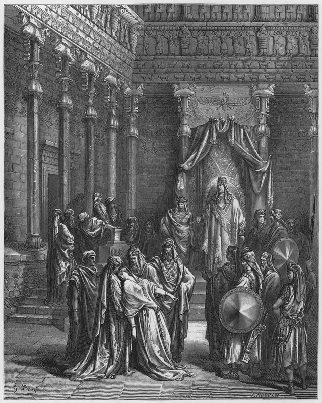 Gustave Dore Bible: Esther before the King  by Gustave Dore