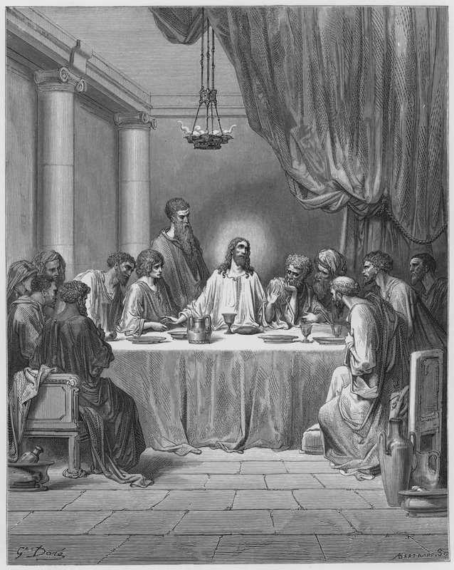 Gustave Dore Bible: The Last Supper  by Gustave Dore