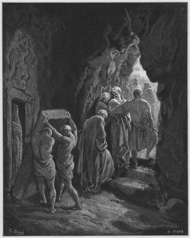 Gustave Dore Bible: The burial of Sarah  by Gustave Dore