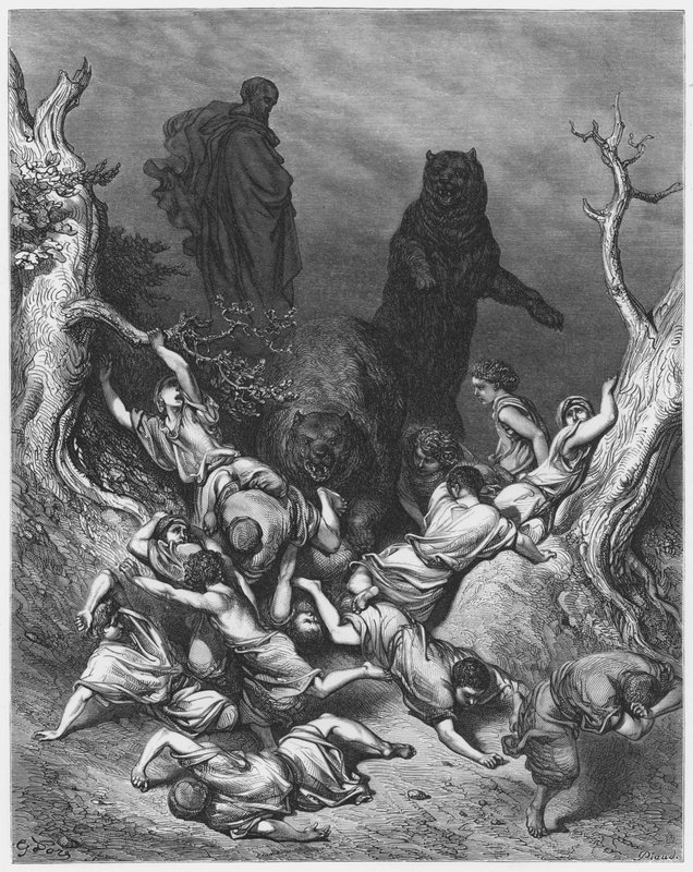 Gustave Dore Bible: Dauði Jesebel ki by Gustave Dore