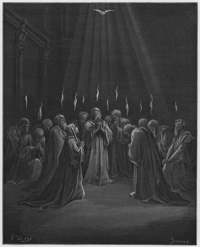 Gustave Dore İncil: Ruhun inişi by Gustave Dore