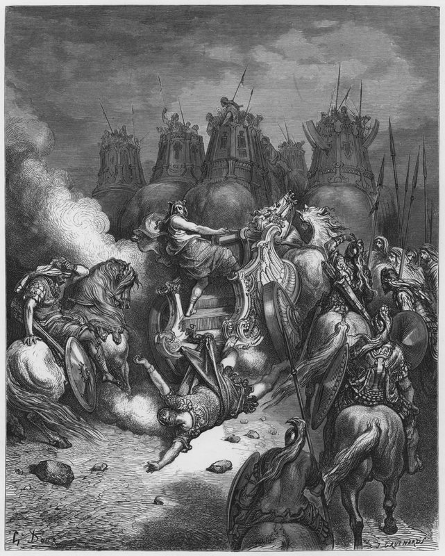 Gustave Dore Bible: The punishment of Antiochus  by Gustave Dore