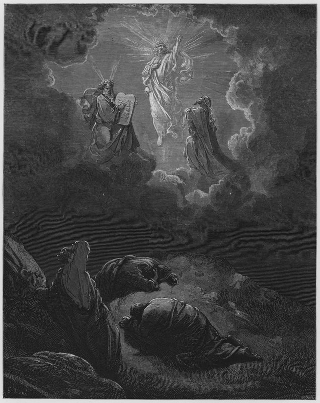 Gustave Dore Bible: The transfiguration  by Gustave Dore