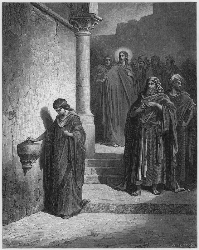 Gustave Dore İncil: Dullar akar by Gustave Dore