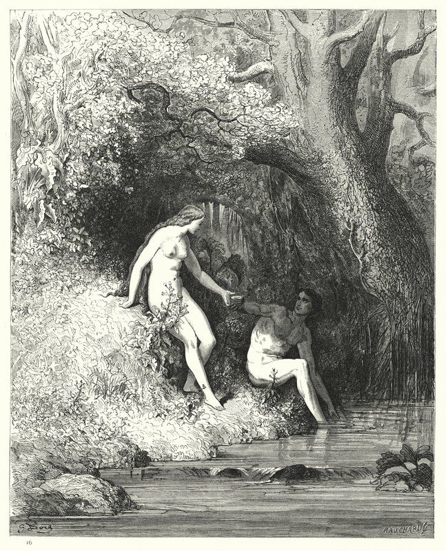 Miltons Paradise Lost için Gustave Dore