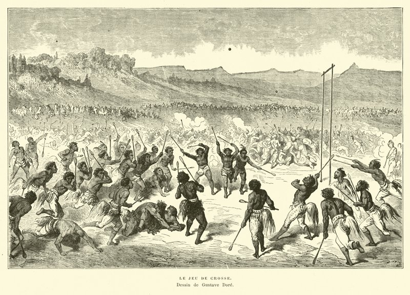 lakros oyunu by Gustave Dore