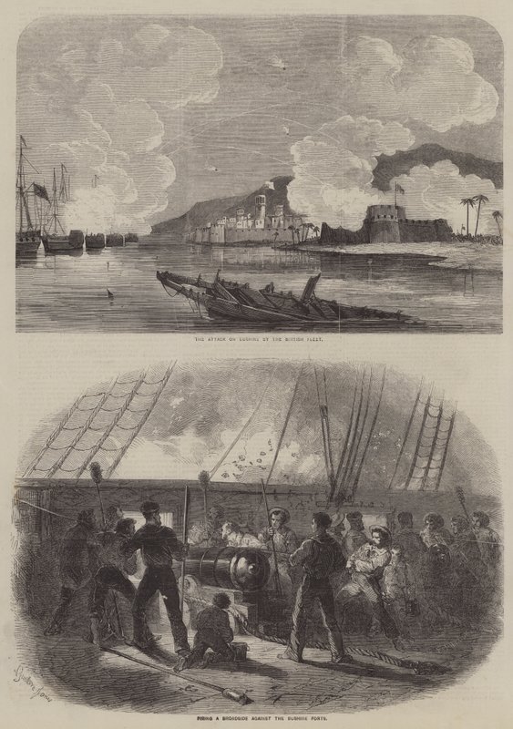 Bushire Savaşı by Gustave Janet