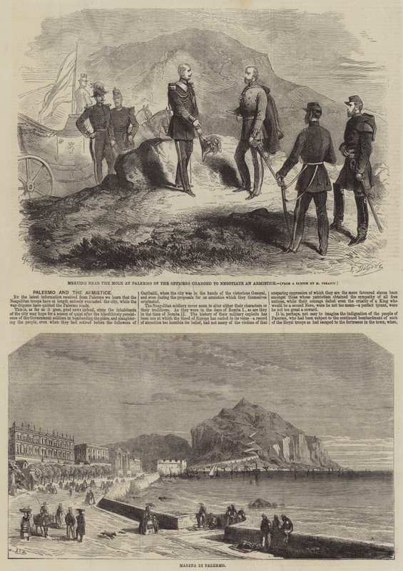 Palermo ve Ateşkes by Gustave Janet