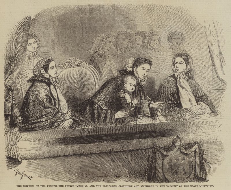 Fransız İmparatoriçesi, İmparatorluk Prensi ve Prensesler Clotilde ve Mathilde? by Gustave Janet