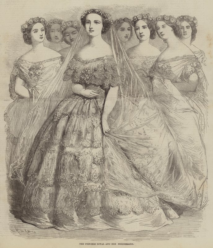Prenses Kraliyet ve Nedimeleri by Gustave Janet