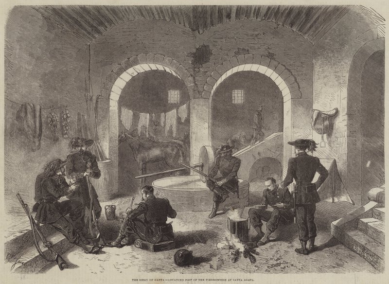 Gaeta Kuşatması, Santa Agata