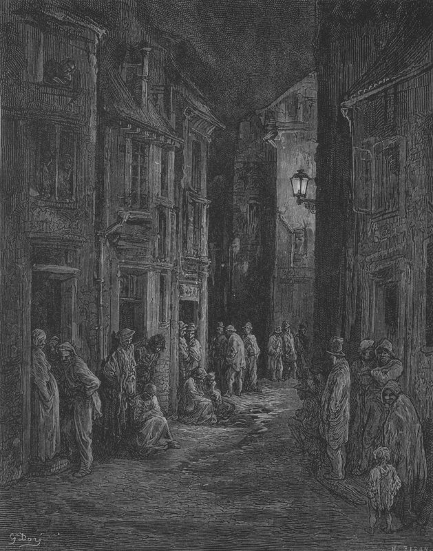 Bluegate Fields  by Gustave after Dore
