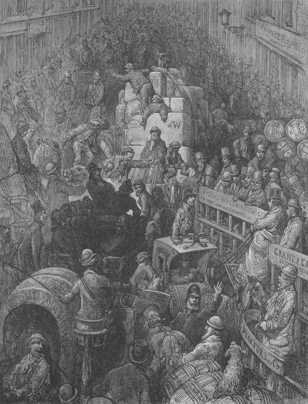 Encombrement  by Gustave after Dore