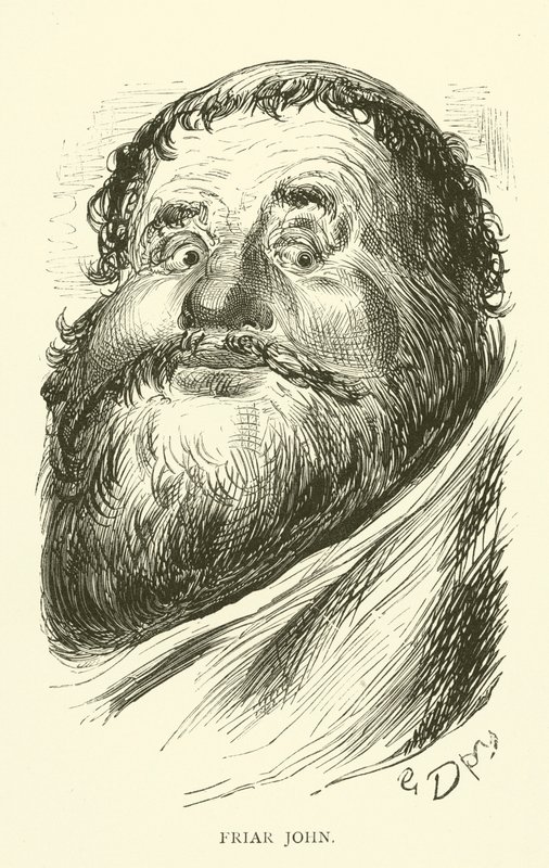 Illustration for the works of Rabelais  by Gustave after Dore