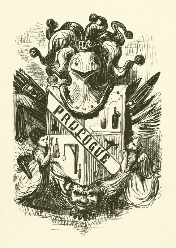 Illustration for the works of Rabelais  by Gustave after Dore