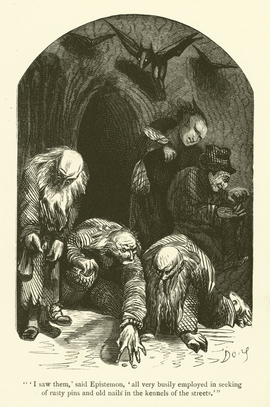 Illustration for the works of Rabelais  by Gustave after Dore
