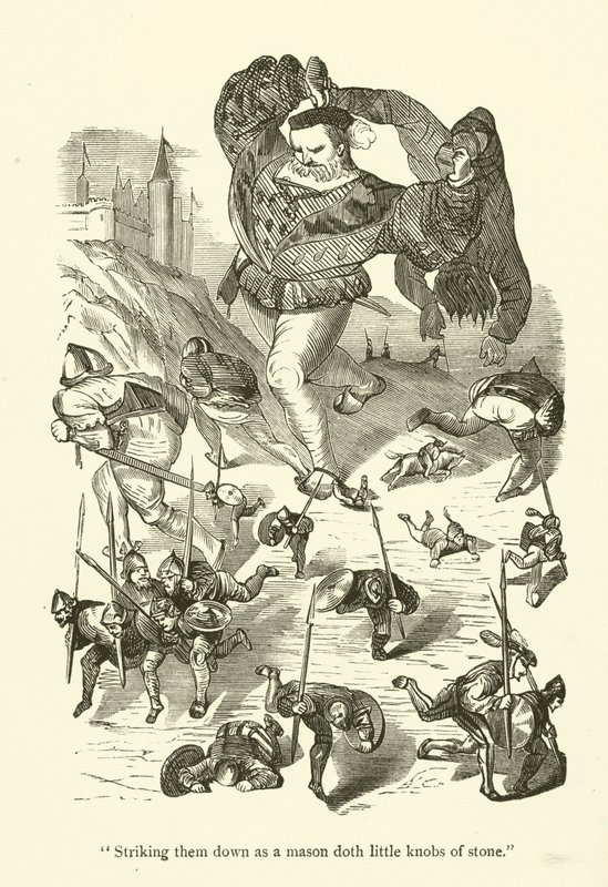 Illustration for the works of Rabelais  by Gustave after Dore