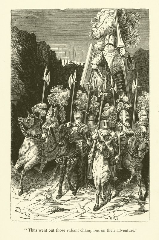 Illustration for the works of Rabelais  by Gustave after Dore