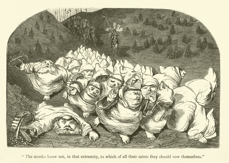 Illustration for the works of Rabelais  by Gustave after Dore