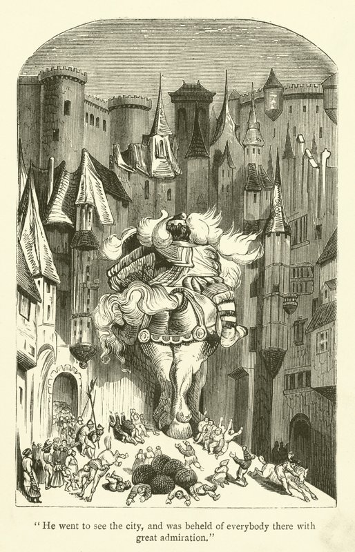 Illustration for the works of Rabelais  by Gustave after Dore
